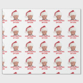 Trump, das schlimmste Weihnachtsgeschenk aller Zei Geschenkpapier (Flach)