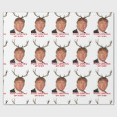 Trump, das schlimmste Weihnachtsgeschenk aller Zei Geschenkpapier (Flach)