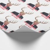 Trump, das schlimmste Weihnachtsgeschenk aller Zei Geschenkpapier (Ecke)