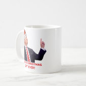 Trump, das schlimmste Weihnachtsgeschenk aller Zei Kaffeetasse (Vorderseite Links)