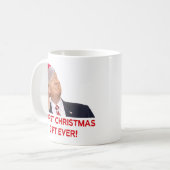 Trump, das schlimmste Weihnachtsgeschenk aller Zei Kaffeetasse (Vorderseite Links)