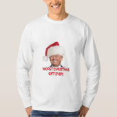 Trump, das schlimmste Weihnachtsgeschenk aller Zei T-Shirt (Vorderseite)