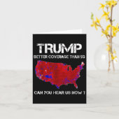 Trump deckt besser ab als 5 g Wahlkarte Karte (Gelbe Blume)