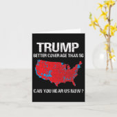 Trump deckt besser ab als 5g Funny Electoral Map Karte (Gelbe Blume)