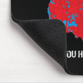 Trump deckt besser ab als 5g Funny Electoral Map Mousepad (Ecke)