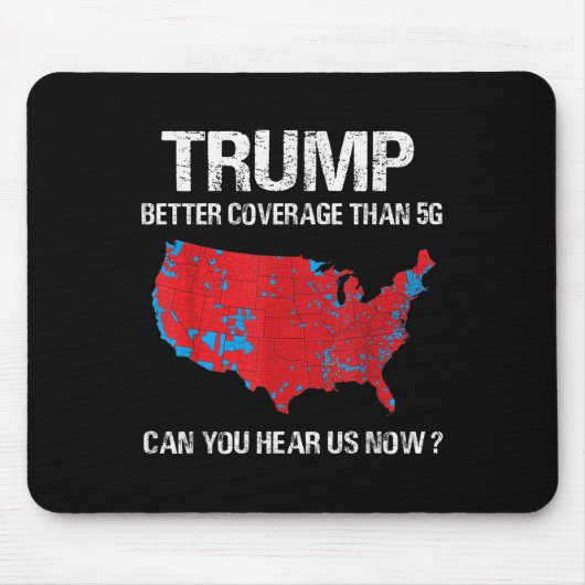 Trump deckt besser ab als 5g Funny Electoral Map Mousepad (Vorne)