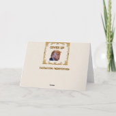 Trump deckt Grußkarte auf Karte (Rückseite)