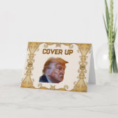 Trump deckt Grußkarte auf Karte (Vorderseite)