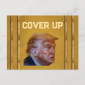 Trump deckt Postkarte auf (Vorderseite)