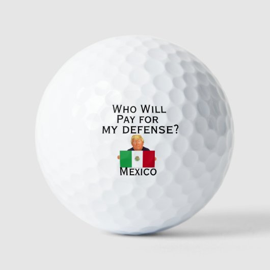 Trump Defense Golf Ball (Vorderseite)