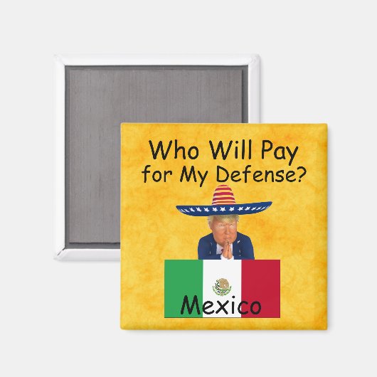 Trump Defense Magnet (Vorderseite/Rückseite)