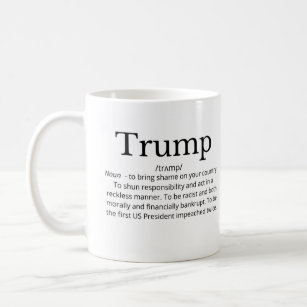 Trump-Definition politisch lustig Kaffeetasse