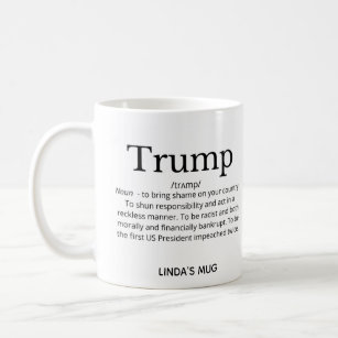 Trump-Definition politisch lustig Kaffeetasse