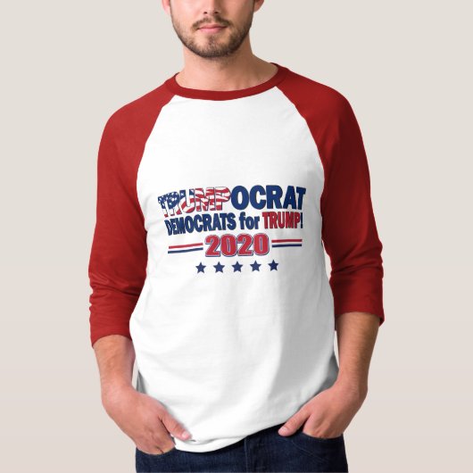 Trump - Demokraten für Trump T-Shirt (Vorderseite)