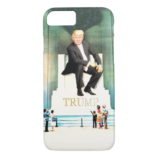 Trump: Denkmal für das Selbst Case-Mate iPhone Hülle (Rückseite)