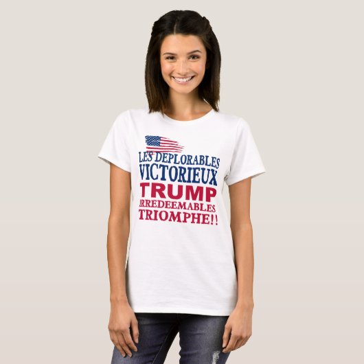 Trump Deplorables Win T-Shirt (Vorne ganz)