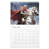 Trump der amerikanische Ritterkalender Kalender (Jan 2026)