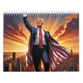 Trump der amerikanische Superhero-Kalender" Kalender (Titelbild)