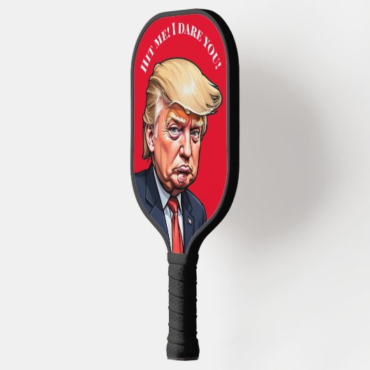 Trump, der das Paddel der Pickleball personalisier Pickleball Schläger (Links)