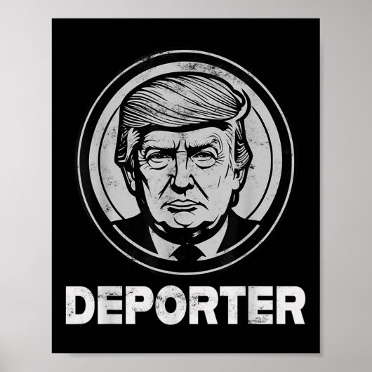Trump der Deporter Poster (Vorne)