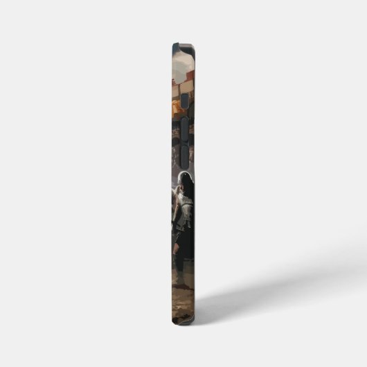 Trump der Fall Gladiator Phone iPhone Hülle (Linke Seite)