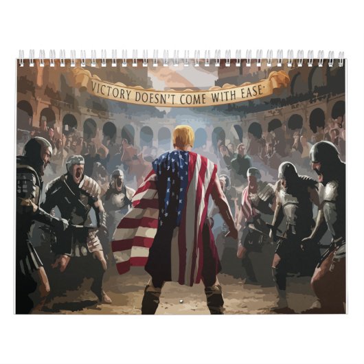 "Trump der Gladiator-Kalender" Kalender (Titelbild)