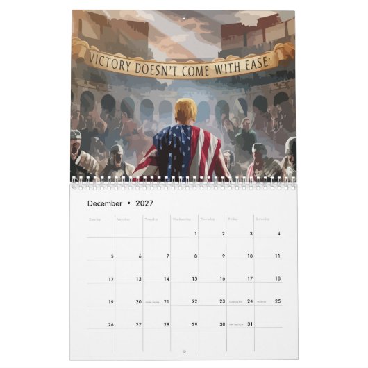 "Trump der Gladiator-Kalender" Kalender (Dez 2027)