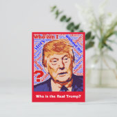 Trump, der ich bin, Postcard Postkarte (Stehend Vorderseite)