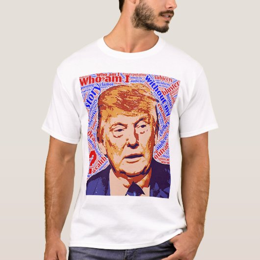 Trump, der ich wirklich bin, der grundlegende T -  T-Shirt (Vorderseite)