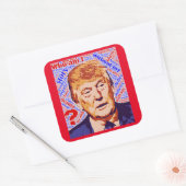 Trump, der ich wirklich bin, Square Sticker (Umschlag)