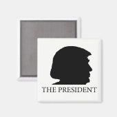 TRUMP DER PRÄSIDENT MAGNET (Vorderseite/Rückseite)