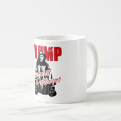 Trump, der Spaß für Grafikdesign der Demokraten Kaffeetasse (VorderseiteRechts)