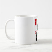 Trump, der Spaß für Grafikdesign der Demokraten Kaffeetasse (Links)