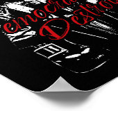 Trump, der Spaß für Grafikdesign der Demokraten Poster (Ecke)