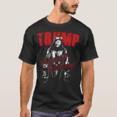 Trump, der Spaß für Grafikdesign der Demokraten T-Shirt (Vorderseite)