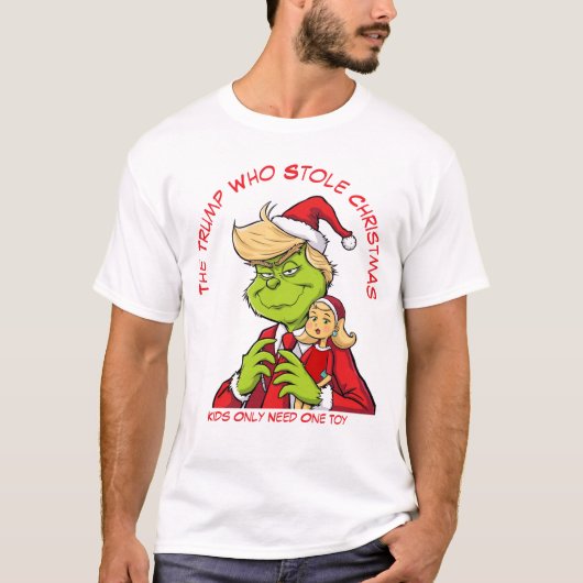 Trump, der Weihnachten gestohlen hat T-Shirt (Vorderseite)
