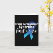 Trump-Derangement-Syndrom findet ein heilsames Sup Karte (Gelbe Blume)