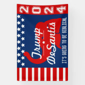 TRUMP DESANTIS 2024 BIBLICAL BANNER (Vertikal)