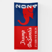TRUMP DESANTIS 2024 BIBLICAL BANNER (Vertikal)