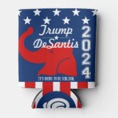 TRUMP DESANTIS 2024 BIBLICAL DOSENKÜHLER (Vorderseite)