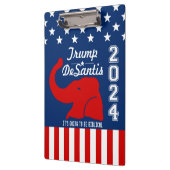 TRUMP DESANTIS 2024 BIBLICAL KLEMMBRETT (Links)