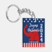 TRUMP DESANTIS 2024 BIBLICAL SCHLÜSSELANHÄNGER (Vorderseite links)