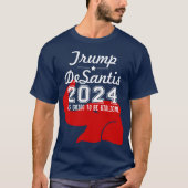 TRUMP DESANTIS 2024 BIBLICAL T-Shirt (Vorderseite)