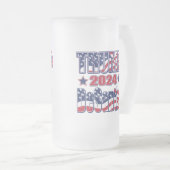 Trump DeSantis 2024 Mattglas Bierglas (VorderseiteRechts)