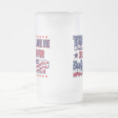 Trump DeSantis 2024 Mattglas Bierglas (Mittel)