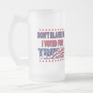 Trump DeSantis 2024 Mattglas Bierglas