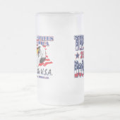Trump DeSantis 2024 Mattglas Bierglas (Mittel)