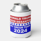 Trump DeSantis 2024 Mein Traumteam Dosenkühler (Kanne Vorderseite)