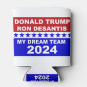Trump DeSantis 2024 Mein Traumteam Dosenkühler (Rückseite)
