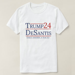 Trump Desantis 2024 nimmt Amerikaner zurück T-Shirt